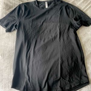 Black Lululemon athletic shirt